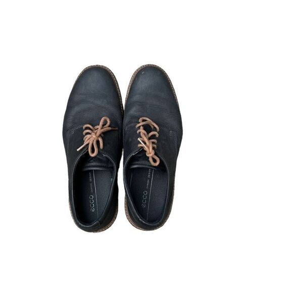 ECCO Men’s Black Lace Up Casual Shoe Size 44 (11) - Picture 1 of 7